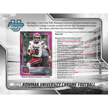 2025 Bowman Chrome University Football Breakers Delight Box