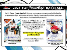 2023 Topps Finest Baseball Hobby 8 Box Case