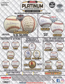 2025 Tri-Star Platinum Baseballs Mystery Box