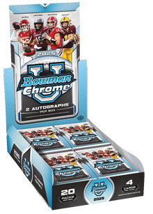 2025 Bowman Chrome University Football Hobby 12 Box Case