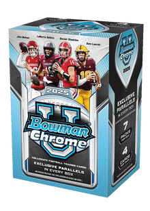 2025 Bowman Chrome University Football Blaster 40 Box Case