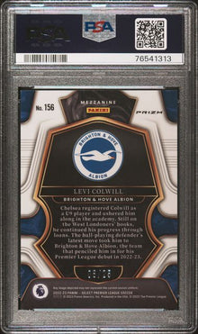 Levi Colwill 2022-23 Panini Select white ice prizm rookie card #'d 08/25