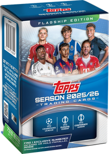 2025-26 Topps UEFA Club Competitions Soccer Blaster 40 Box Case
