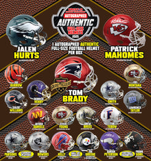 2025 Tri Star Football Autographed Authentic NFL Football Helmets Blind Box