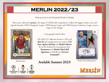 2022-23 Topps UEFA Club Competitions Merlin Chrome Soccer Hobby Box