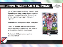 2023 Topps Chrome Major League Soccer Hobby Box