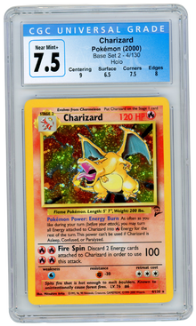 Charizard Base Set 2 Holo 4/130 2000 CGC 7.5 (#9008)