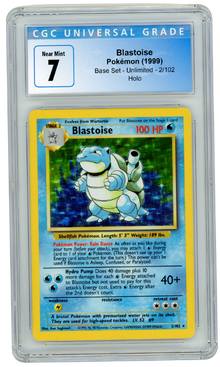 Blastoise Base Set 2/102 Holo 1999 CGC 7 (#9009)