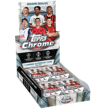 2024-25 Topps UEFA Club Competitions Chrome Soccer Hobby Box