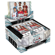 2024-25 Topps UEFA Club Competitions Chrome Soccer Jumbo 8 Box Case