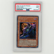 2004 YuGiOh Promo Dark Sage Dawn of Destiny Xbox #002 PSA 9 (#AF11)