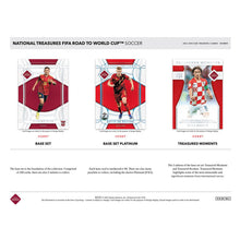 2022 Panini National Treasures FIFA Road To World Cup Soccer Hobby 4 Box Case