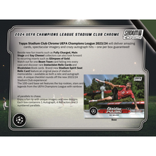 2023/24 Topps Stadium Club Chrome UEFA Soccer Hobby 12 Box Case